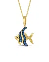 Le Vian ® Beautiful Creations 14k 0.26 Ct. Tw. Diamond & Sapphire Pendant