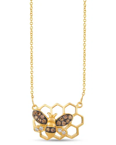 Le Vian ® Bee Positive 14k 0.26 Ct. Tw. Diamond Decorative Necklace In Gold