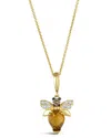Le Vian ® Bee Positive 14k 1.08 Ct. Tw. Diamond & Citrine Pendant