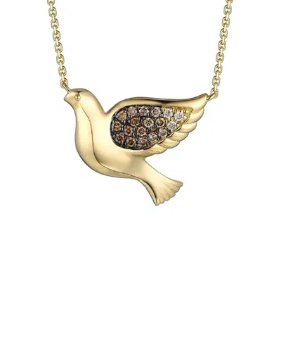Le Vian ® Birds 14k 0.17 Ct. Tw. Diamond Pendant Necklace In Gold