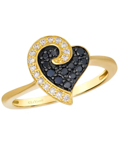 Le Vian Blackberry Diamond (0.17 Ct. T.w.) & Vanilla Diamond (0.105 Ct. T.w.) Ring In 14k Honey Gold