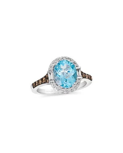 Le Vian ® Blue Topaz 14k 3.48 Ct. Tw. Diamond & Blue Topaz Ring