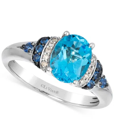 Le Vian Blue Topaz (2 Ct. T.w.), Blueberry Sapphire (1/6 Ct. T.w.) & Nude Diamond (1/20 Ct. T.w.) Statement 