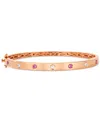 Le Vian Anywear Everywear Blueberry Sapphire (1/4 Ct. T.w.) & White Sapphire (1/4 Ct. T.w.) Or Pink Sapphire In Rose Gold  Pink Sapphire