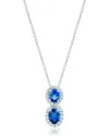 Le Vian ® Blueberry Sapphire™ 14k 1.09 Ct. Tw. Diamond & Sapphire Pendant
