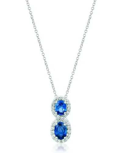 LE VIAN LE VIAN® BLUEBERRY SAPPHIRE™ 14K 1.09 CT. TW. DIAMOND & SAPPHIRE PENDANT