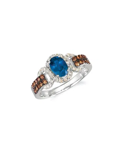 Le Vian ® Blueberry Sapphire 14k 1.23 Ct. Tw. Diamond & Sapphire Ring In Metallic