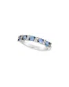 Le Vian ® Blueberry Sapphire™ 14k 1.27 Ct. Tw. Diamond & Sapphire Ring In Silver