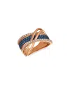 Le Vian ® Blueberry Sapphire™ 14k Rose Gold 1.27 Ct. Tw. Diamond & Sapphire Ring In Gold