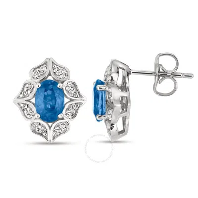 Le Vian Blueberry Sapphire Earrings Set In 14k Vanilla Gold