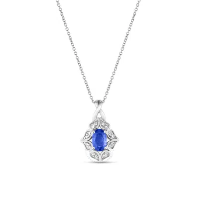 Le Vian Blueberry Sapphire Pendant Set In 14k Vanilla Gold