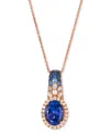 Le Vian Blueberry Tanzanite (1-5/8 Ct. T.w.), Denim Ombre (1/4 Ct. T.w.), White Sapphire (1/10 Ct. T.w.) & N In Multi