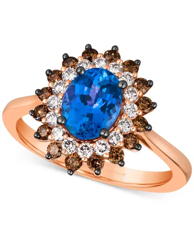 Le Vian Blueberry Tanzanite (1 Ct. T.w.), Chocolate Diamonds (1/3 Ct. T.w.) & Nude Diamonds (1/4 Ct. T.w.) S In No Color