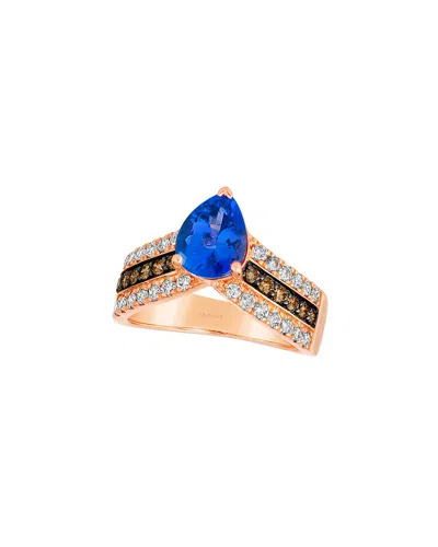 Le Vian ® Blueberry Tanzanite® 14k Rose Gold 2.22 Ct. Tw. Diamond & Tanzanite Cocktail Ring