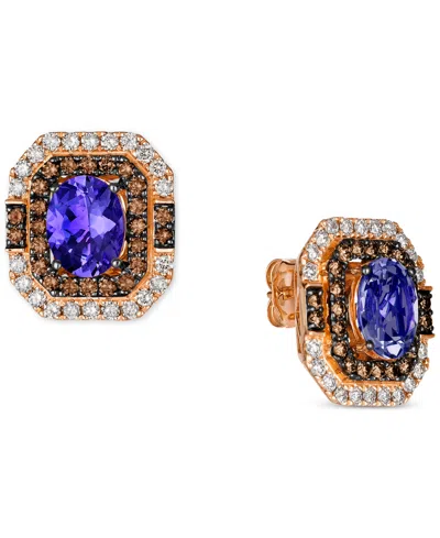 Le Vian Blueberry Tanzanite (3-3/8 Ct. T.w.), Chocolate Diamonds (7/8 Ct. T.w.) & Nude Diamonds (3/4 Ct. T.w In No Color