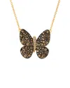 Le Vian ® Butterfly Away 14k Rose Gold 1.88 Ct. Tw. Diamond Butterfly Necklace In Gold