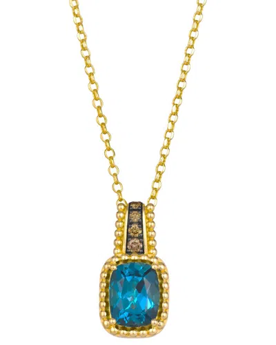 Le Vian ® Celestial 14k 2.34 Ct. Tw. Diamond & London Blue Topaz Pendant  Necklace In Gold