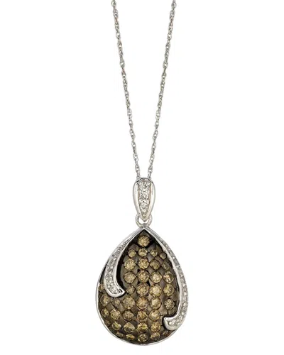 Le Vian ® Chocolate 14k 1.31 Ct. Tw. Diamond Pendant Necklace In Multi