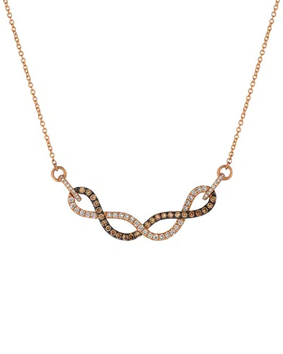 Le Vian ® Chocolate 14k Rose Gold 0.38 Ct. Tw. Diamond Necklace