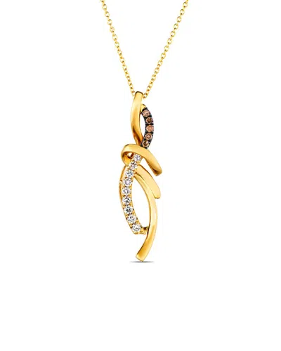 Le Vian ® Chocolate & Honey 14k 0.29 Ct. Tw. Diamond Pendant