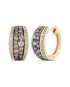 Le Vian ® Chocolate And Honey 14k 1.14 Ct. Tw. Diamond Huggie Earrings In Gold