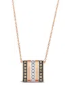 Le Vian ® Chocolate & Strawberry 14k Rose Gold 0.19 Ct. Tw. Diamond Pendant