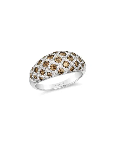 Le Vian ® Chocolate And Vanilla Platinum 1.59 Ct. Tw. Diamond Ring In Metallic