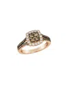 Le Vian ® Chocolate Cluster 14k Rose Gold 0.80 Ct. Tw. Diamond Cocktail Ring