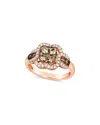 Le Vian ® Chocolate Cluster 14k Rose Gold 1.00 Ct. Tw. Diamond Ring
