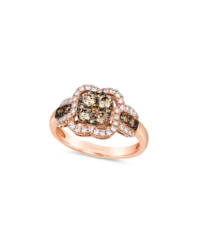 Le Vian ® Chocolate Cluster 14k Rose Gold 1.00 Ct. Tw. Diamond Ring In Pink