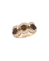 Le Vian ® Chocolate Cluster 14k Rose Gold 1.42 Ct. Tw. Diamond Cocktail Ring