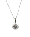 Le Vian Chocolate Diamond (0.22 Ct. T.w.) And Vanilla Diamond (0.16 Ct. T.w.) Pendant Necklace In 14k Vanill In Gold