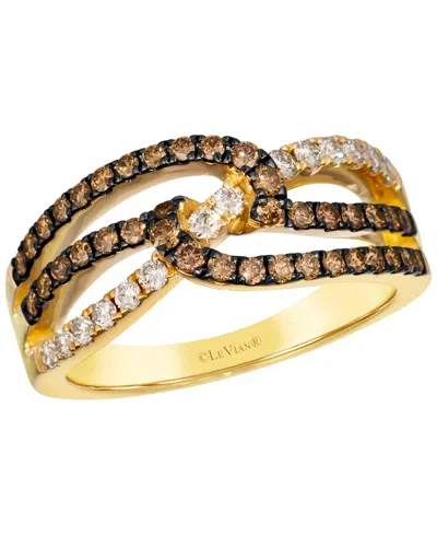 Le Vian Chocolate Diamond (23/50 Ct. T.w.) & Nude Diamond (6/25 Ct. T.w.) Ring In 14k Honey Gold