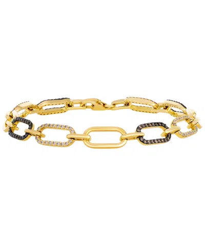 Le Vian Chocolate Diamond (3/5 Ct. T.w.) & Nude Diamond (9/16 Ct. T.w.) Bracelet In 14k Honey Gold