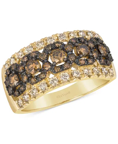 Le Vian Chocolate Diamond & Nude Diamond Fancy Openwork Ring (1-1/6 Ct. T.w.) In 14k Gold In No Color