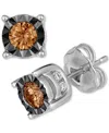 Le Vian Chocolate Diamond & Nude Diamond Stud Earrings (1/2 Ct. T.w) In 14k Rose Gold (also Available In Whi In White Gold