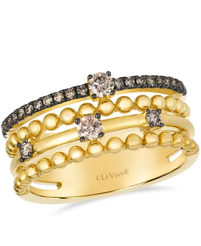 Le Vian Chocolate Diamond Ring (0.40 Ct. T.w.) In 14k Honey Gold