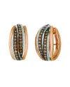 Le Vian ® Chocolate Diamonds 14k 1.16 Ct. Tw. Diamond Hoop Earrings