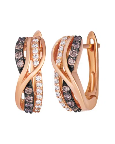 Le Vian ® Chocolate Diamonds 14k Rose Gold 0.37 Ct. Tw. Diamond Huggie Earrings