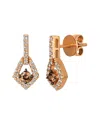 Le Vian Chocolate Diamonds 14k Rose Gold 0.68 Ct. Tw. Diamond Dangle Earrings