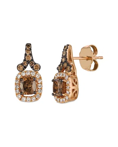 LE VIAN LE VIAN CHOCOLATE DIAMONDS 14K ROSE GOLD 0.77 CT. TW. DIAMOND DANGLE EARRINGS