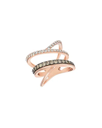 Le Vian ® Chocolate Gladiator 14k Rose Gold 0.93 Ct. Tw. Diamond Cocktail Ring