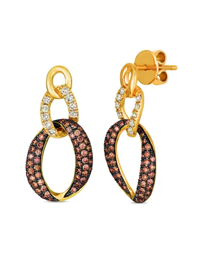 LE VIAN LE VIAN® CHOCOLATE LINKS 14K 1.13 CT. TW. DIAMOND DANGLE EARRINGS