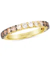Le Vian Chocolate Ombre Diamond Band (1 Ct. T.w.) In 14k Rose Gold Or 14k Yellow Gold In Yellow Gold