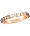 Le Vian Chocolate Ombre Diamond Band (1 Ct. T.w.) In 14k Rose Gold Or 14k Yellow Gold In Rose Gold