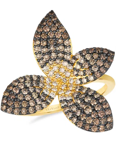 Le Vian Chocolate Ombre Diamond Ring (1.11 Ct. T.w.) In 14k Honey Gold