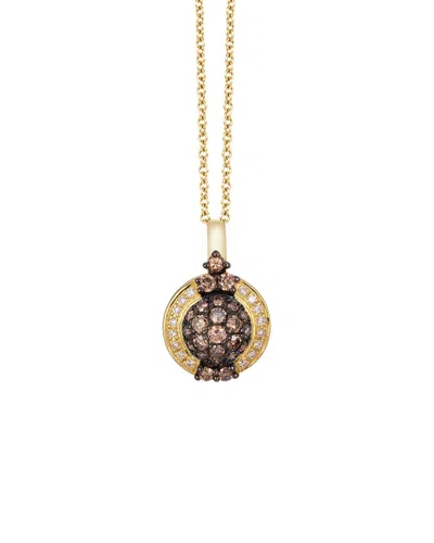Le Vian ® Chocolate Pave 14k 0.63 Ct. Tw. Diamond Pendant In Gold