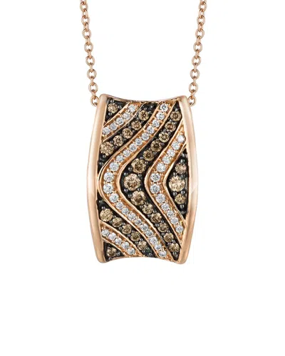 Le Vian ® Chocolate Pave 14k Rose Gold 0.57 Ct. Tw. Diamond Pendant