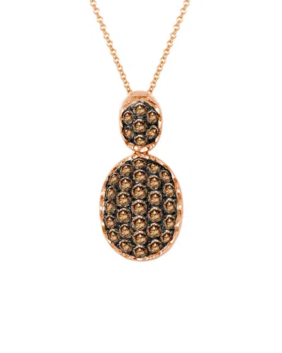 Le Vian ® Chocolate Pave 14k Rose Gold 1.89 Ct. Tw. Diamond Pendant