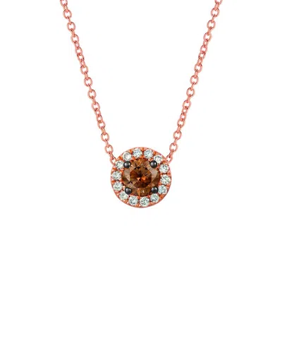 Le Vian ® Chocolate Solitaire 14k Rose Gold 0.40 Ct. Tw. Diamond Pendant